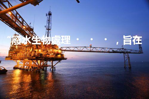 “廢水生物處理，旨在凈化水源，守護(hù)碧水藍(lán)天”